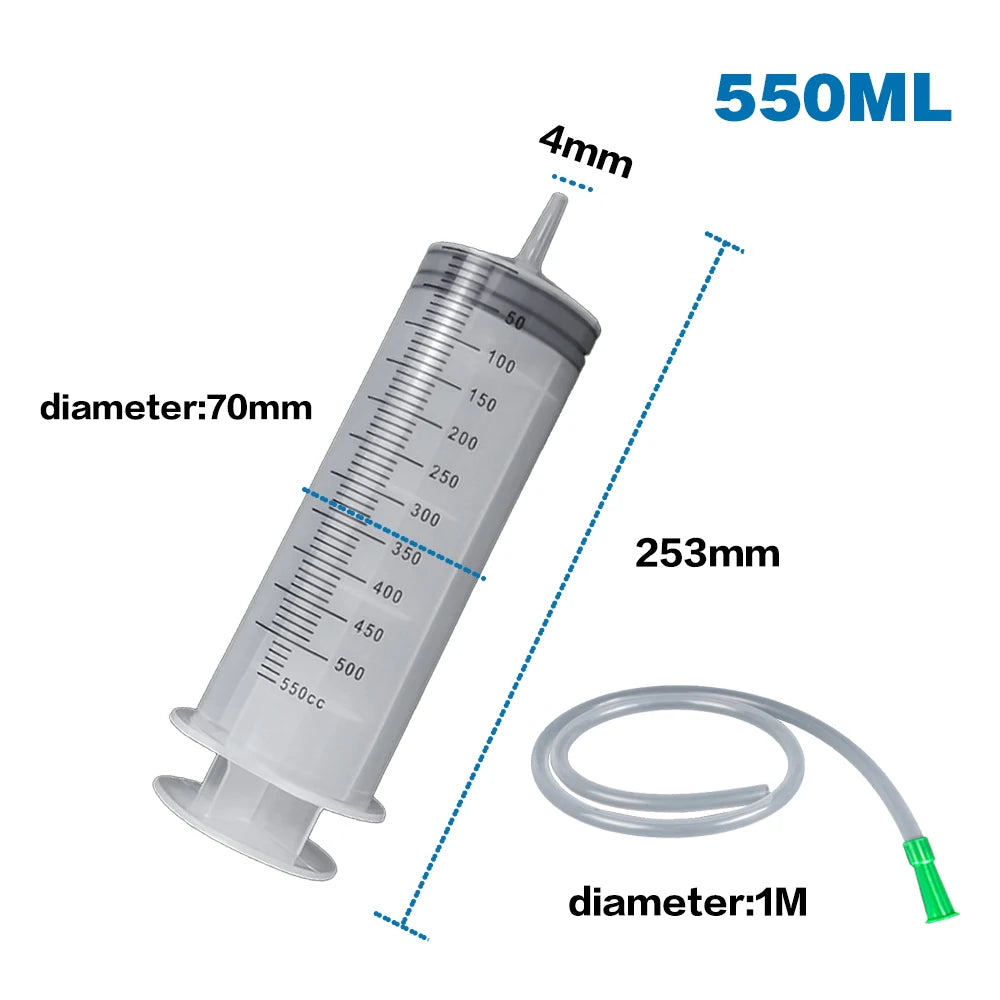1Set Car Oil Pump Large Capacity Extractor Syringe with Scale for Automobile Truck Oil Exchange Cars Tools Mechanical Workshop