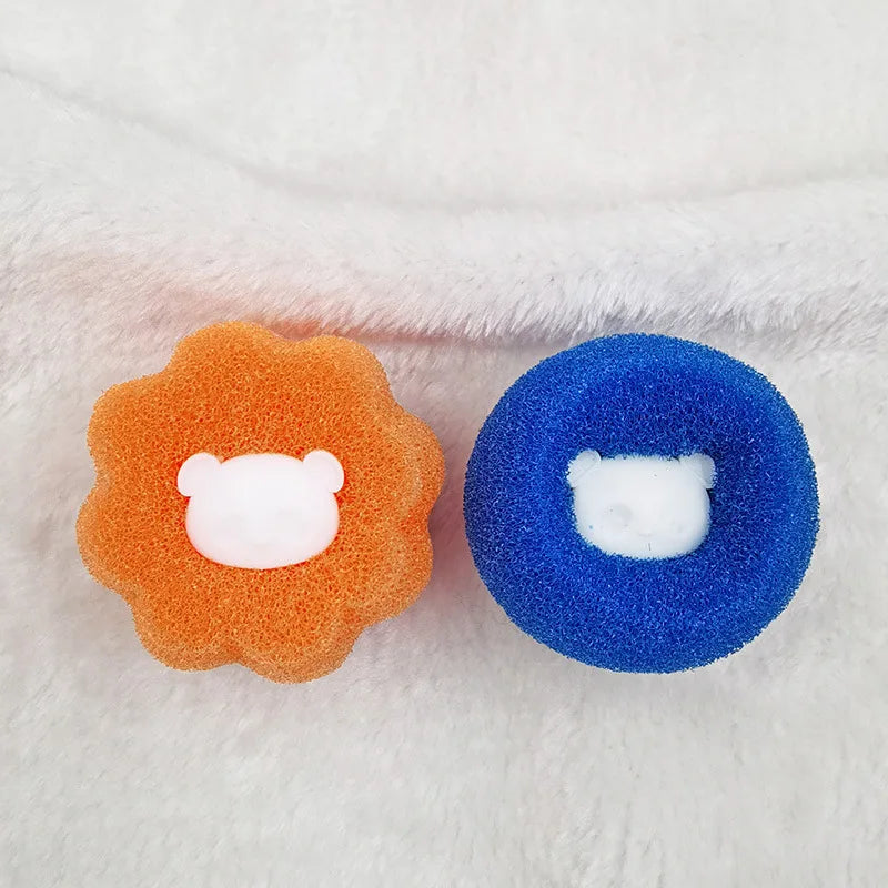 3pcs Magic Lint Removal Washing Ball Clothes Anti-lint Filter Tube Cleaning Machine Filter Ball Hair Absorption Device