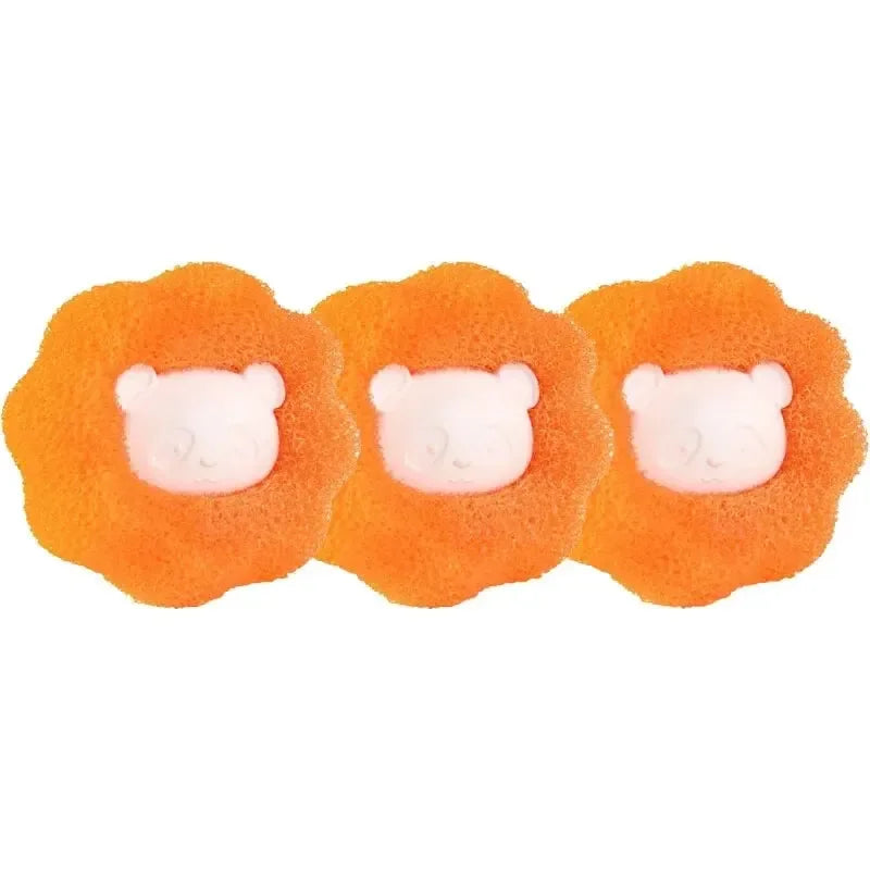 3pcs Magic Lint Removal Washing Ball Clothes Anti-lint Filter Tube Cleaning Machine Filter Ball Hair Absorption Device