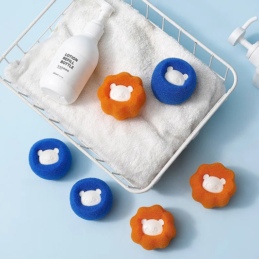 3pcs Magic Lint Removal Washing Ball Clothes Anti-lint Filter Tube Cleaning Machine Filter Ball Hair Absorption Device