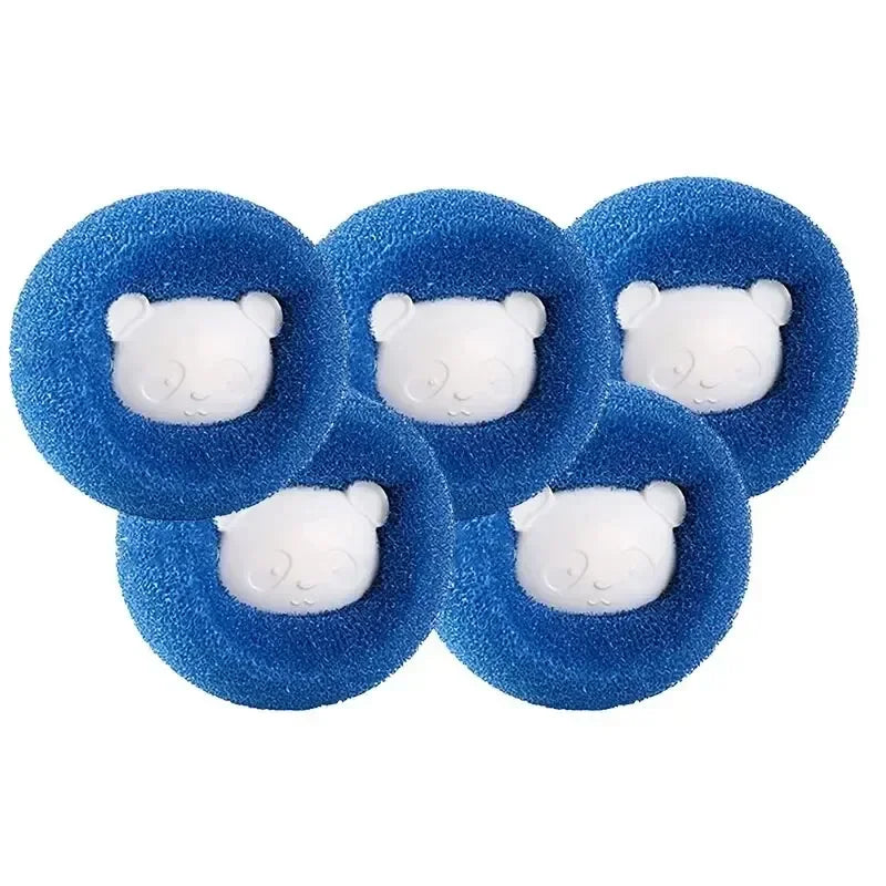 3pcs Magic Lint Removal Washing Ball Clothes Anti-lint Filter Tube Cleaning Machine Filter Ball Hair Absorption Device