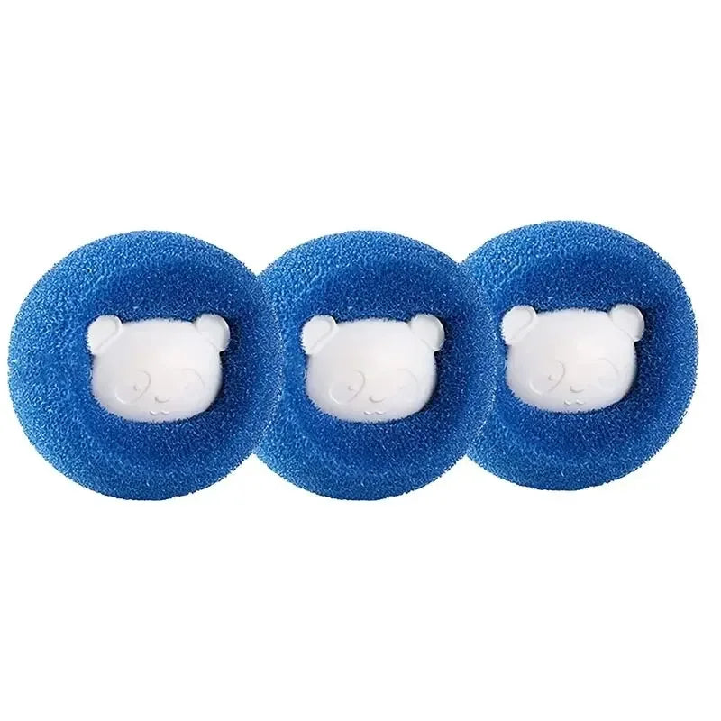 3pcs Magic Lint Removal Washing Ball Clothes Anti-lint Filter Tube Cleaning Machine Filter Ball Hair Absorption Device