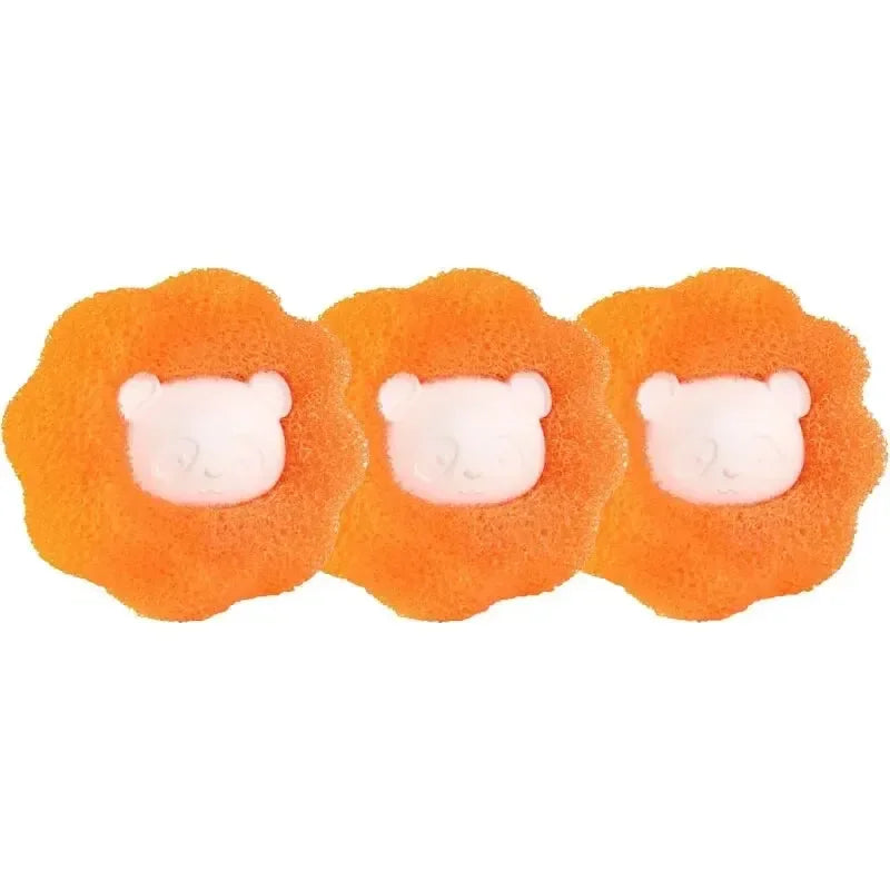 3pcs Magic Lint Removal Washing Ball Clothes Anti-lint Filter Tube Cleaning Machine Filter Ball Hair Absorption Device